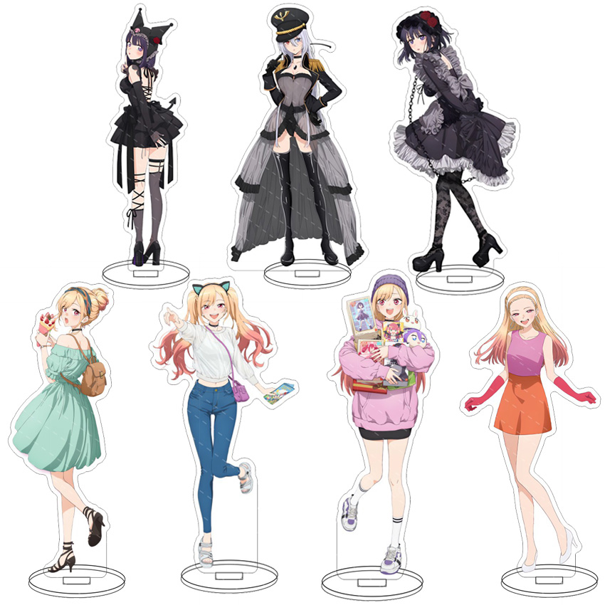 Anime Manga Merchandise - حامل أكريليك للأنمي بطول 16 سم،