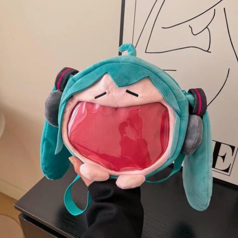 Anime Merchandise Bag - حقيبة كتف قطيفة على شكل هاتسوني