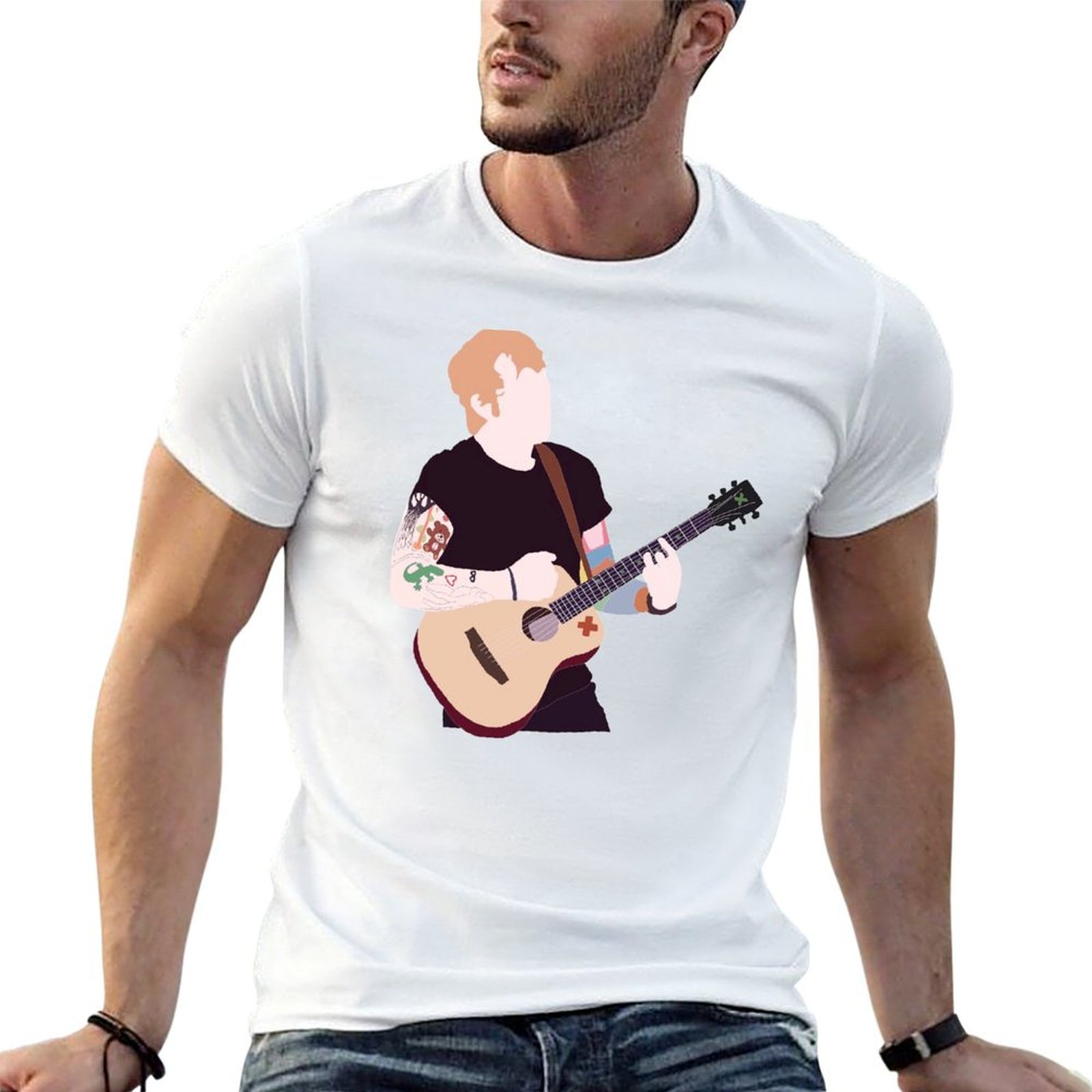 Anime Merchandise Shirt - البضائع الرسمية من إد شيران، تي