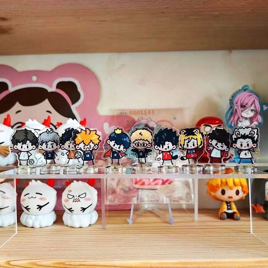 Anime Merchandise Haikyuu - هايكيو!! تماثيل أكريليك صغيرة لشخصيات شويو