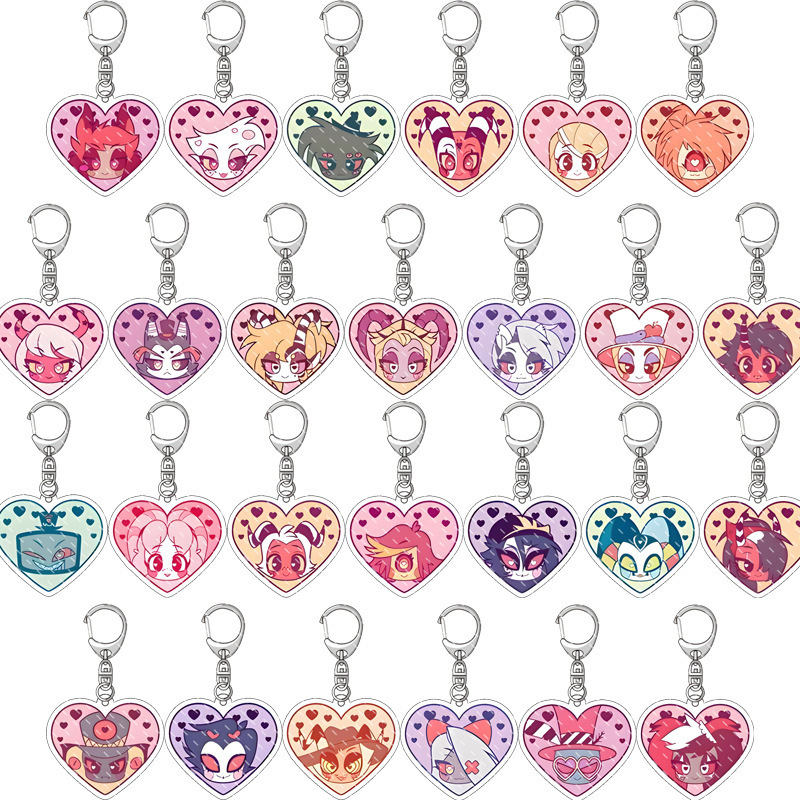 Charlotte Anime Merchandise - سلسلة مفاتيح أكريليك من أنمي هازبن