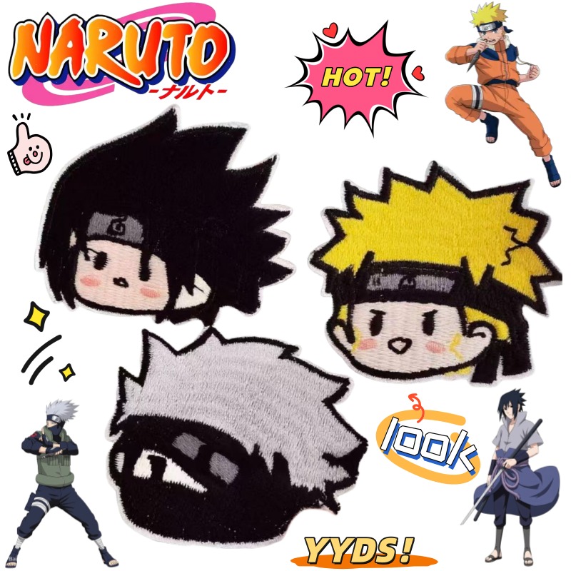 رقعة قماش مطرزة بتصميم كرتوني  - مراجعة Anime Merchandise Naruto وسعره
