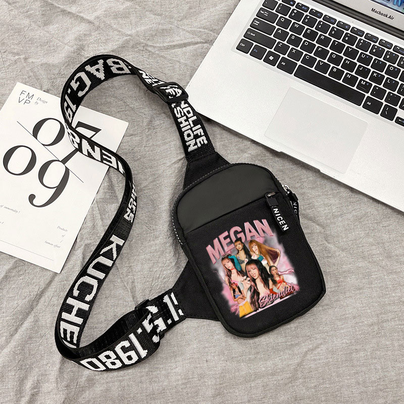 موضة K POP K-KATSEYE حقيبة كتف - مراجعة Anime Merchandise Bag وسعره