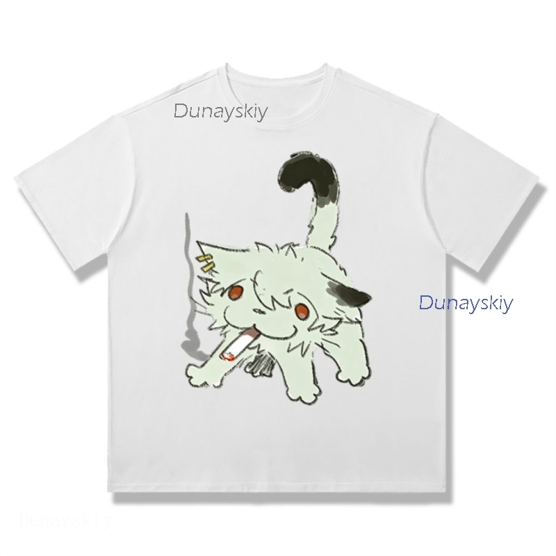 تي شيرت قطني بأكمام قصيرة بطبا - مراجعة Anime Merchandise Shirt وسعره
