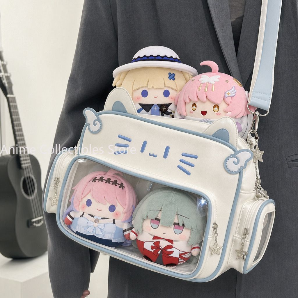 دمية قطيفة لطيفة على شكل شخصية - مراجعة Anime Merchandise Bag وسعره