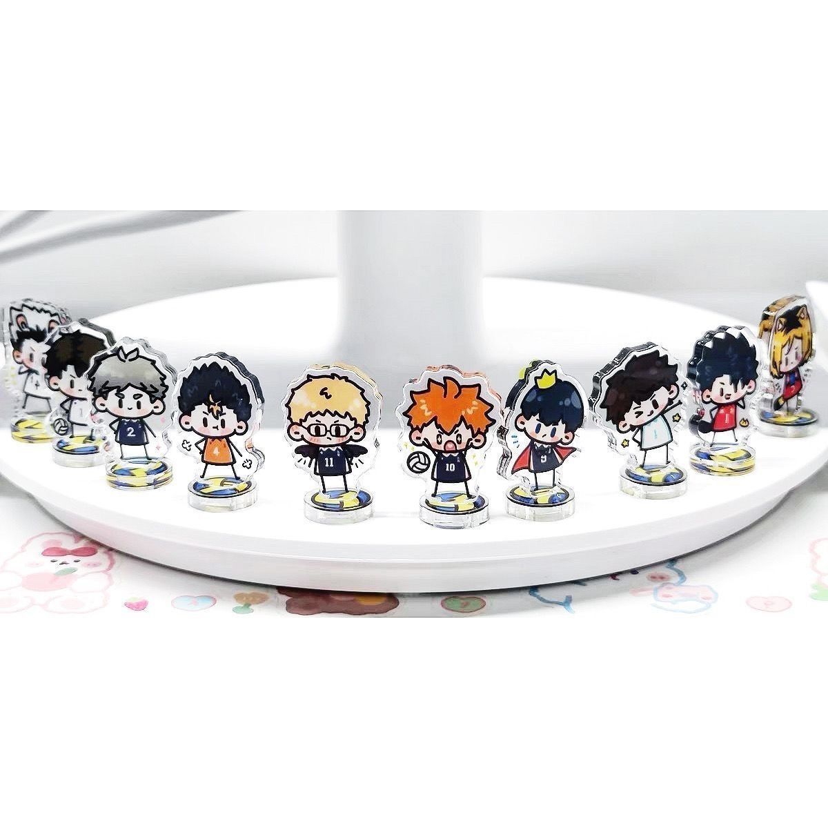 هايكيو!! تماثيل أكريليك صغيرة  - مراجعة Anime Merchandise Haikyuu وسعره