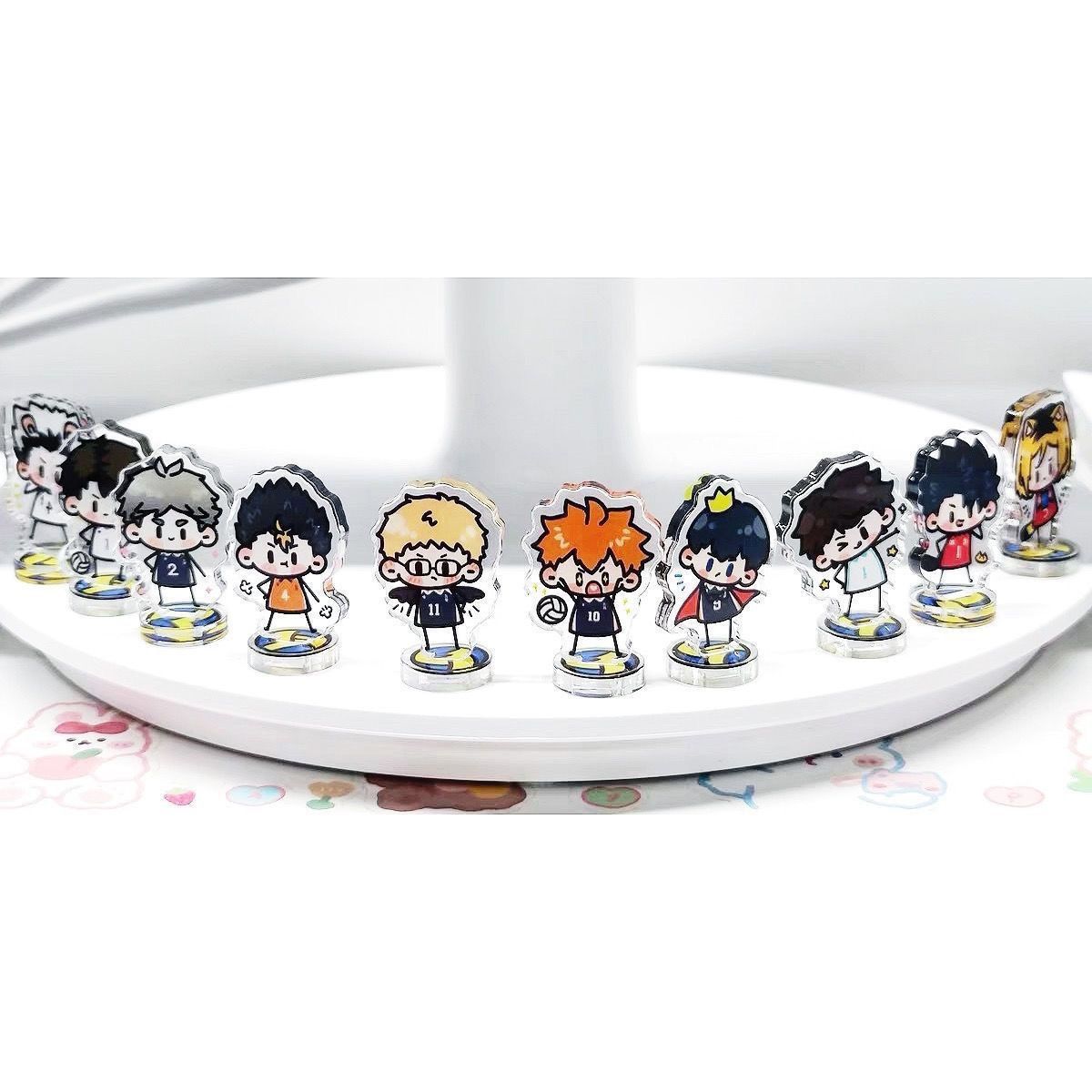 هايكيو!! تماثيل أكريليك صغيرة  - مراجعة Anime Merchandise Haikyuu وسعره