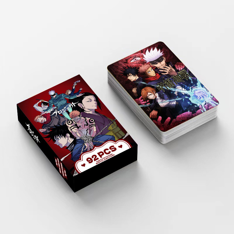 92 قطعة من بطاقات جوجوتسو كايس - مراجعة Anime Merchandise Bag وسعره